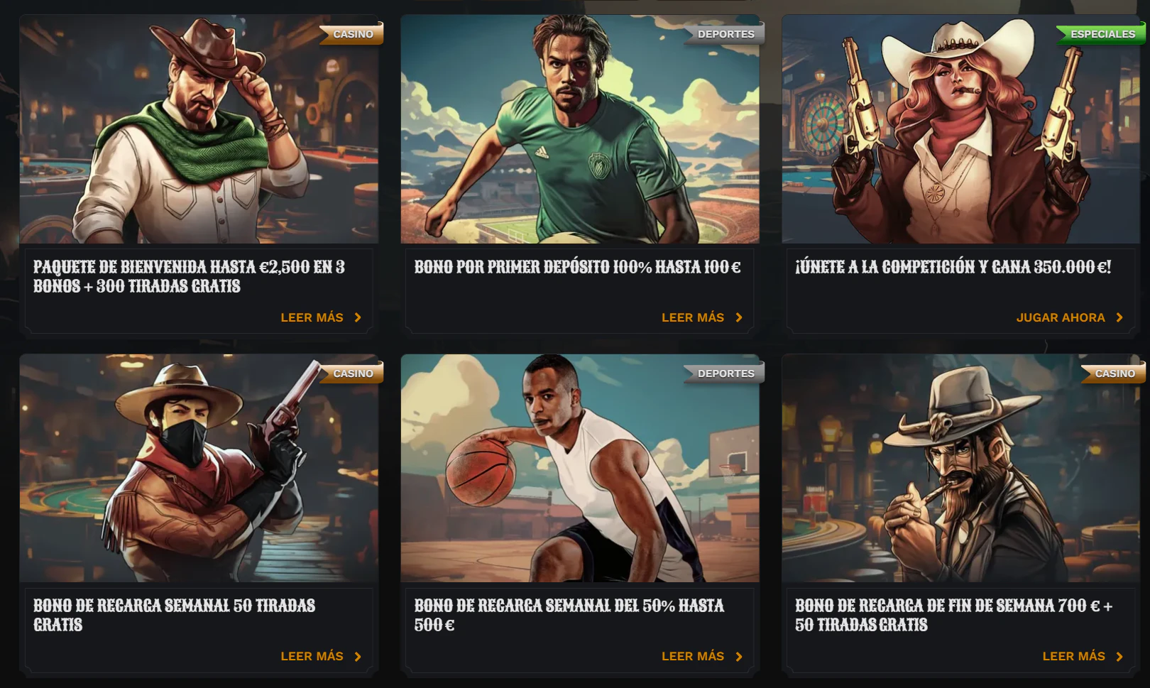 Promociones de Wildsino Casino