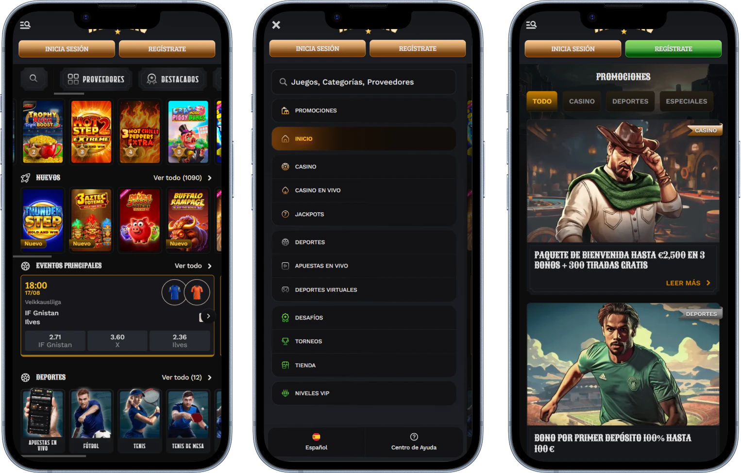 Wildsino Casino en tu móvil